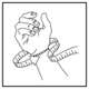 Wrist Lacer™ II handledsortos, kort