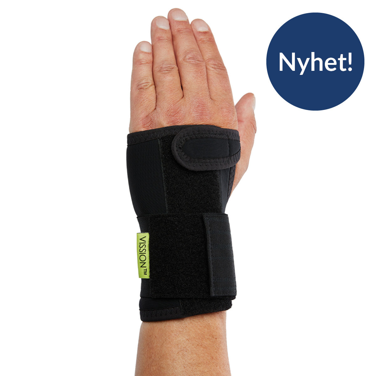Produktbild på VISSION Wrist Orthosis Dorsal handledsortos: ett ortopedtekniskt hjälpmedel från Camp Scandinavia.